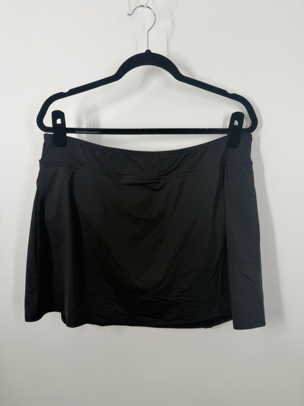 NWT Lands End Black Swim Skirt